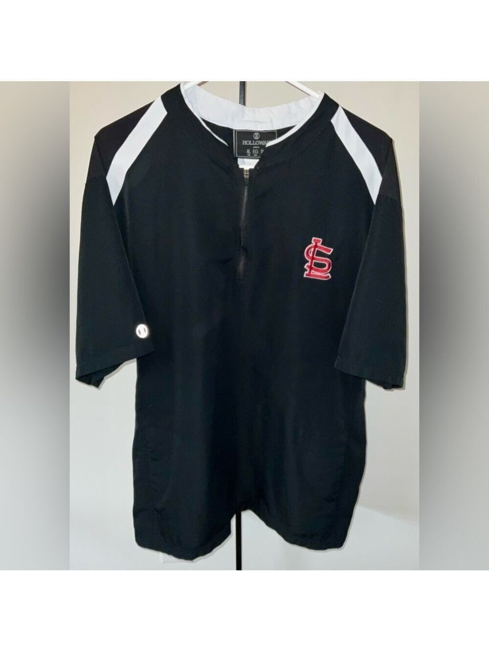 St. Louis Cardinals Holloway windbreaker/cage jacket - short sleeves size XL